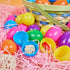 50 2.3" JOYIN PCS Easter Eggs, Empty Plastic Eggs Fillable Colorful Bright Eggshell Bulks for Easter Hunt, Filling