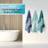39x63in SUNSPUN LINENS Turkish Beach Towel, Extra Large Quick Dry Cotton Oversized Turkish Bath Towel & Blanket