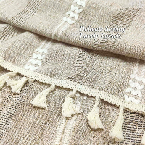 15.735.4 Inch Bedside Tablecloth for Nightstand Cover, Bedside Table Cloth for End Bed Side Dresser Table TV Stand