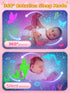 Kids Night Light Projector, 90 Lights 360° Silent Rechargeable Star Light, Dimmable Unicorn Night Light with Timer