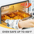 Half Cookie Sheet Pan for Baking - HONGBAKE Nonstick Baking Sheet with Diamond Texture Surface