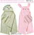 BEFACL 2 Pack 0-10 27.5 55 inch Hooded Towel for Kids, Ultra Soft Coral Fleece Kids Bath Towels, Absorbent Toddler