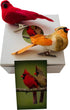 Westmon Works Cardinal Decor Set with Clip, Male and Female Love Bird Cardinals with Story Card