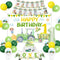 TWO WILD Tractor 1st Birthday Decorations for Boy Green Tractor Banner Backdrop High Chair