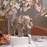 4.3" TERESA'S COLLECTIONS Boho Elephant Decor, Elephant Statues Brings Good Luck for Home Decor, Jumbo Figurines Resin