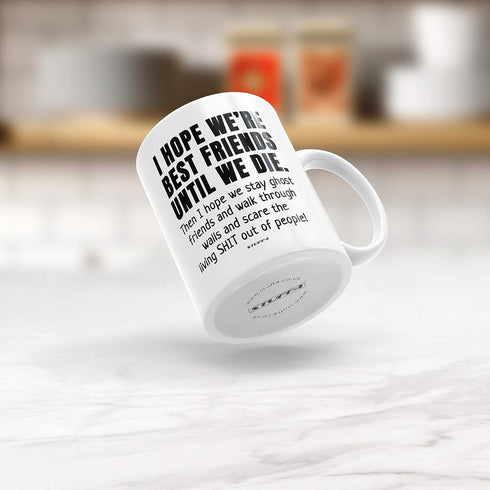 Stuff4 Best Friend Mug Gifts, 11oz Dishwasher Safe Funny Best Friend Birthday Gifts, Friendship Mug