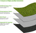CooRug 30 17 Inches Fake Grass, x Artificial Grass for Dogs, Realistic Turf for Indoor Outdoor Door Mat Balcony Patio