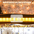 IFLOH 100Pcs Hooks for Outdoor String Lights Clips: Heavy Duty Cable Clips with Waterproof Adhesive Strips for Hanging