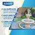 (8oz) ADIOS! Fountain Cleaner and Clarifier for Outdoor and Indoor Fountains Safe for Plastic, Metal, Glass and Stone