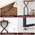 2 CTHR21301 MAHANCRIS Tier Console Table, Sofa Table, Narrow Entryway Table, Hallway Entrance Table, Hourglass-Shaped