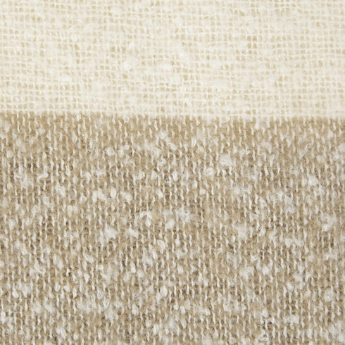 DII Coastal Woven Throw, Rugby Stripe, Acrylic, 50x60, Brown