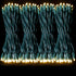 50Count 6" White,Commercial LAMPHOME String Lights, LED Christmas Lights, SPACING,Green Wire,Warm Grade