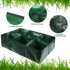 6 Pack 35 6 4 Gerrii Gallon Fabric Raised Garden Beds Rectangle Garden Planting Bed with Divided Grids Drainage Holes