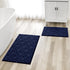 HOMEIDEAS 2 Piece Bathroom Rugs Sets - Extra Soft Shaggy Absorbent Non Slip Machine Washable Bath Mat