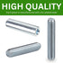 Spare Hardware Parts Bed Frame Set, Long Round Coupling Nut Sleeve and Threaded Rod, Pack of 4 Each