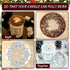 Moxweyeni 2 Pieces Candle Toppers for Scented Jar Candles, 2.85 Inch Leaf Pine Topper Lids, Mother's Day Gifts, Chic