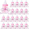 PINKXHY 80 Pcs 3.5 Inch Baby Mini Milk Bottle Baby Shower Favor with