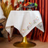 Country (43 43 Inch, ARTABLE Lace Tablecloth - Linen Color Embroidery Farm Elegant Coffee & Dining Tablecloth x