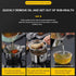 Stainless Steel 4 Cup/1000ML Fat Separator with Strainer and Glass Lid, Soup Oil Separator Cup for Cooking, Kitchen Oil