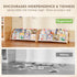 4-Tier 28.7 15.7 13.6 Kids Bookshelf - Montessori Book Shelf for Kids Rooms, Easy Installation, Eco-Friendly Wooden