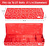 Wrapping Paper Storage Container, Fits 27 Rolls, Underbed Organizer for Gift Wrap, Ribbon, and Bows