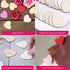 Kate Aspen Wooden Hearts for Guest Book, Set of 75 Wedding Guestbook Alternative Drop Box Hearts