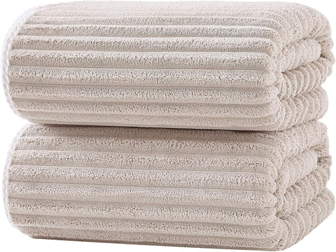 XIQ 39x79 Inches Bath Sheets Set Extra Large Bath Towels for Adults