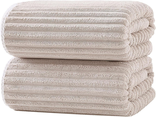 XIQ 39x79 Inches Bath Sheets Set Extra Large Bath Towels for Adults