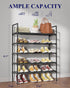5-Tier Closet, 27.6" 5 Kitsure Shoe Rack - Shoe Organizer, Shoe Rack for Entryway, Bedroom, Easy- Assembly Storage