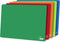 ZVP Flexible Plastic Cutting Board Mats Set of 5, Colorful Chopping Boards with Food Icons, BPA Free, Non-Slip Back,