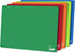 ZVP Flexible Plastic Cutting Board Mats Set of 5, Colorful Chopping Boards with Food Icons, BPA Free, Non-Slip Back,