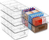 Yieach Stackable 6 Pack Snack Organizer for Pantry Shelf,Clear Pantry Organizers and Storage