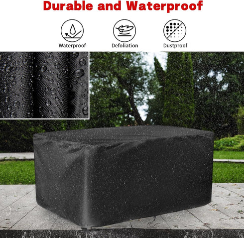 150 60 27''W 27 Deck Box Cover for Ortus Collective Gallon Deck Box, Double Layer Waterproof Resin Storage Box Covers