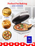 Pizza Maker Plus, Indoor Electric Grill, Nonstick Griddle Pan for Pizzas, Quesadillas, Tortillas, Nachos and More