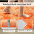 3x5 Mottling Orange Fluffy Rug Shaggy Area Rug, Area Rugs for Girls Bedroom, Soft Cute Baby Play Mat, Indoor Floor