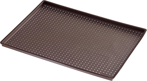 Lekue Micro Perforated Silicone Baking Pizza Mat, 15.7" x 0.59" x 11.8", Brown