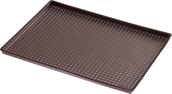 Lekue Micro Perforated Silicone Baking Pizza Mat, 15.7" x 0.59" x 11.8", Brown