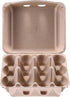 LayHyand 30 Pack, Dozen 3x4 12 Count Vintage Egg Cartons Blank Natural Paper Pulp Square Egg Cartons Eggs, Classical