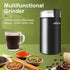 Coffee Grinder, Wancle Electric Coffee Grinder, Quiet Spice Grinder, One Touch Coffee Mill for Beans, Spices and More, with Clean Brush Black by Wancle