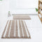 HOMEIDEAS 2 Piece Cationic-Dye Bathroom Rugs Sets, Chenille Extra Soft Absorbent Non-Slip Machine Washable Bath Mats