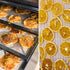 5 Pieces Square Silicone Dehydrator Sheets - 15.7" x 15.7" Non-Stick Fruit Dehydrator Mats for Baking
