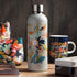 Danica Studio Superbloom Stainless Steel Water Bottle, Hot or Cold 17 Oz