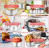 TeamFar 4 Inch Cake Pan, Mini Stainless Steel Baking Tins Set of 3 for Baking and Serving