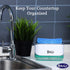 OMAIA 2-in-1 Dish Soap Dispenser with Sponge Holder - Smart Kitchen Organizer for Sink Countertop