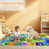 4x6 Kids Rug for Playroom, ABC Educational Carpet for Classroom,Non Slip Washable Play Mat with Alphabet Numbers
