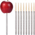 Quotidian Silver Glitter Rhinestone Bamboo Bling Sticks, 6" (15cm) Pack of 24 for Candy Apple Cake Pops
