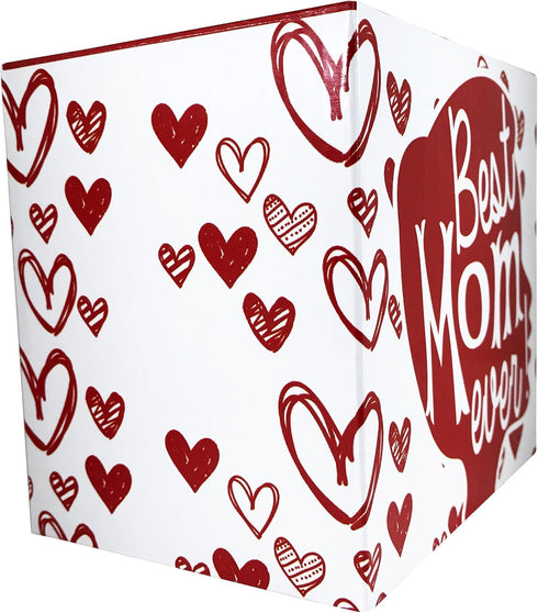 KINREX Best Mom Ever Mug, 12 oz, Red Coffee Cup for Mothers Day, Christmas, Birthday Gifts