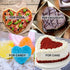 3 Pcs Silicone Cake Molds, Heart Shaped Cake Pans for Baking Homemade Dining, 8 In, 6 In, 4 In
