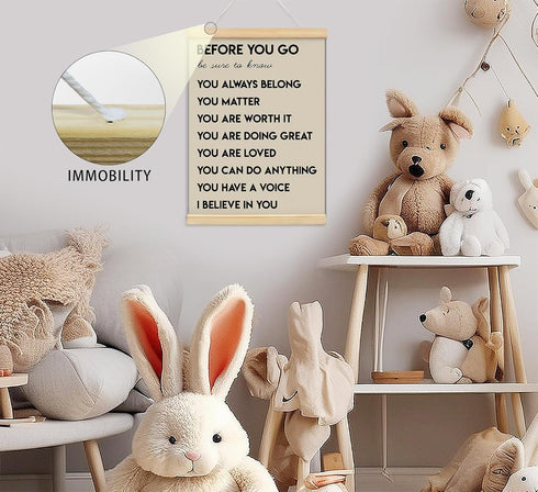 foedor 12x16 Mental Health Positive Affirmations Inspirational Wall Art Decor, Therapist Calming Teacher Nurse Wall Art