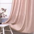 63 Inch 2 Grommet Shimmer 52x63 Rose Gold Curtains for Girls Bedroom Decor Length Panels Thick Sheer Semi Privacy